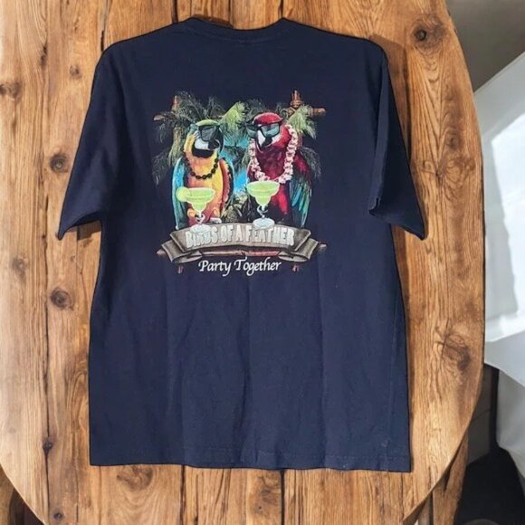 Men's casual blue short-sleeved shirt - Picture 3 of 6